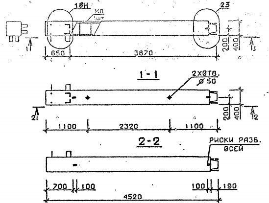 Колонна 5КВ 54.45-4-н Серия 1.020.1-2с/89